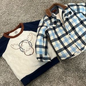 Carters & 7 for all mankind | 2 Sherpa jackets